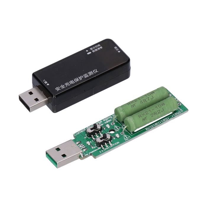 Testeur USB-C Compteur De Puissance 4-30V 6,5A - Écran LCD, Mesure Tension Courant Capacité - Pour PD/QC - 5