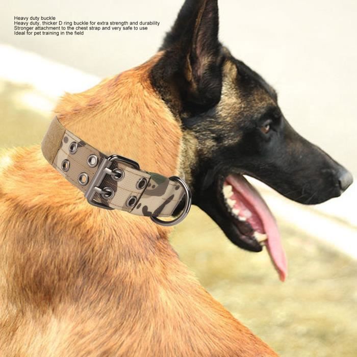 Comparer les prix de LES Collier de chien de taille réglable pour chiens de moyenne et grande taille, petits moutons et veaux - Camouflage L LS015