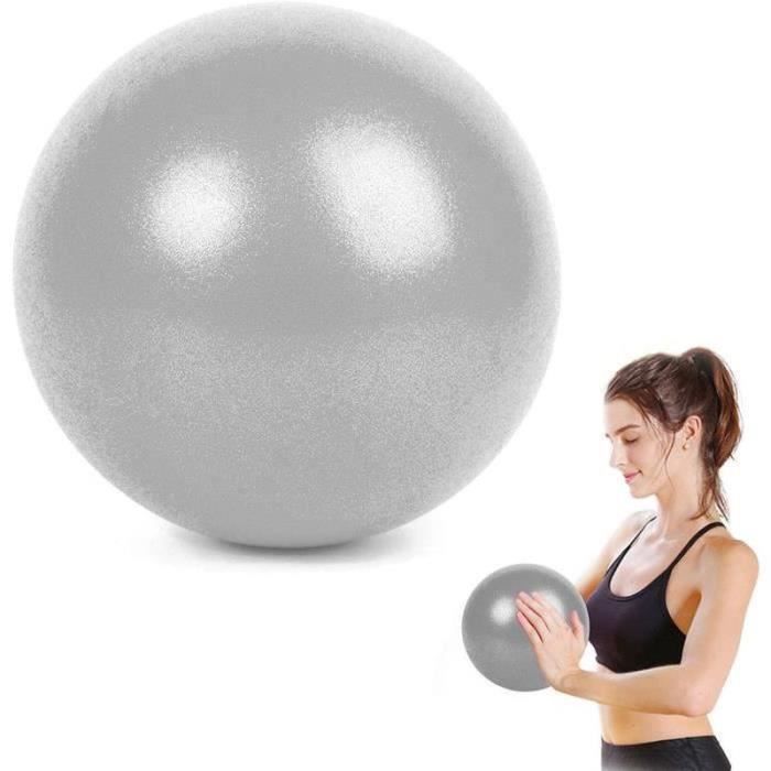 Paille Plastique Ballon Pilates 25cm - Mini Swiss Ball - PVC Renforcé 700lb - Yoga Grossesse Bureau Ballon Grossesse