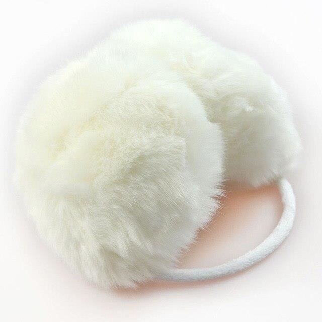Cache-oreilles En Perles Et Fausse Fourrure Pour Femmes - Blanc - Chauffant Et élégant Pour L'hiver - 14