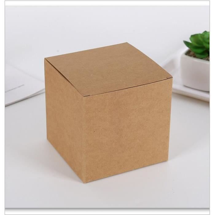 Lot De 10 Boîtes Alimentaires En Papier Kraft - 21x13x11 Cm - Pour Poulet Rôti, Gâteaux, Biscuits, Snacks - Avec Poignée