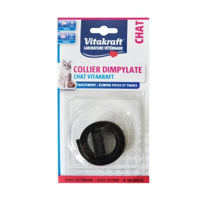 Vitakraft Collier Anti Puces Chat Marron 14 G Achat Vente Antiparasitaire Coll Antip Cha Ape 1j Marr 1 Cdiscount