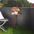 Hengda Brise-vue Canisse PVC pour jardin balcon terrasse, Gris(80 x 300 cm)-1