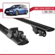 Compatible avec BMW 2 Series Gran Tourer (F46) 2015-2022 HOOK Barres de Toit Railing Porte-Bagages de voiture Avec verr. Alu NOIR-1