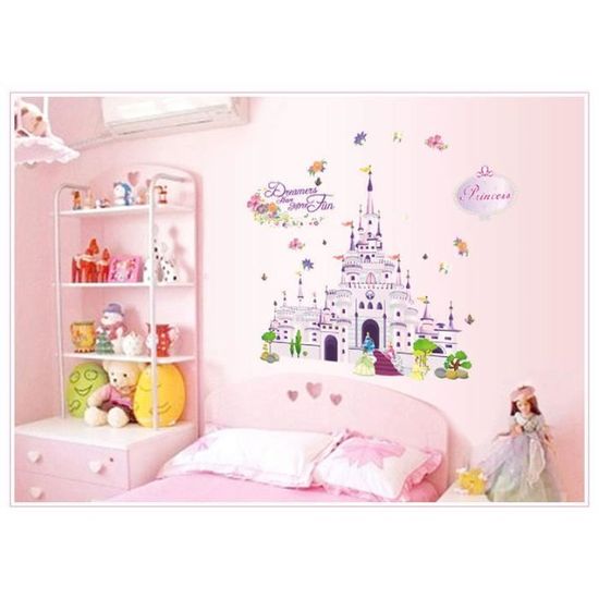 Decals Stickers Vinyl Art Sticker Deco Autocollant Mural Chateau Princesse Disney Chambre Fille Jeu Jouet Home Garden Decals Stickers Vinyl Art Sticker Deco Autocollant Mural Chateau Princesse Disney Chambre Fille Jeu Jouet Home Garden
