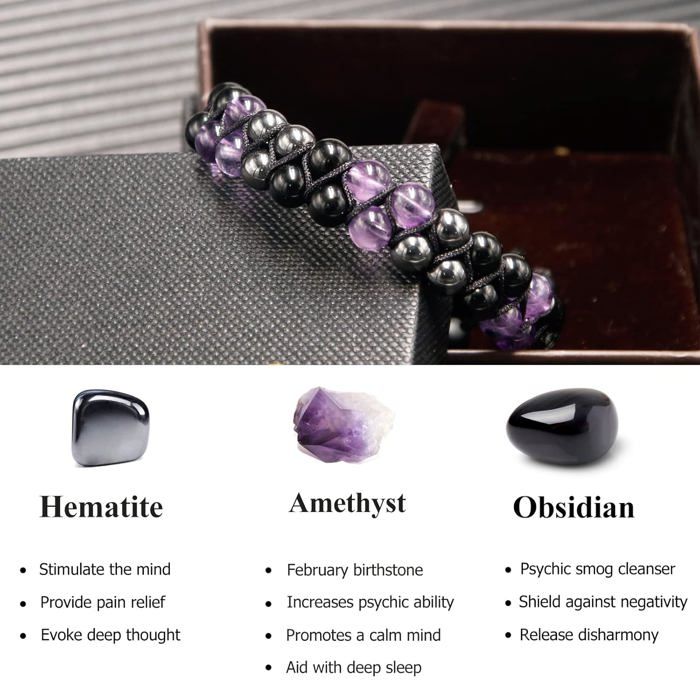 Bracelet Homme Acier et Cuir Noir + Marron 5 Liens | L'Horloger De Vern