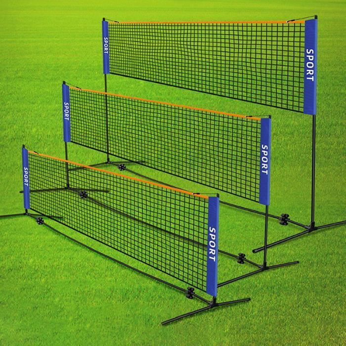 4.1m - Filet de badminton professionnel standard pliant portable, Sports  d'intérieur et d'extérieur, Volley-b