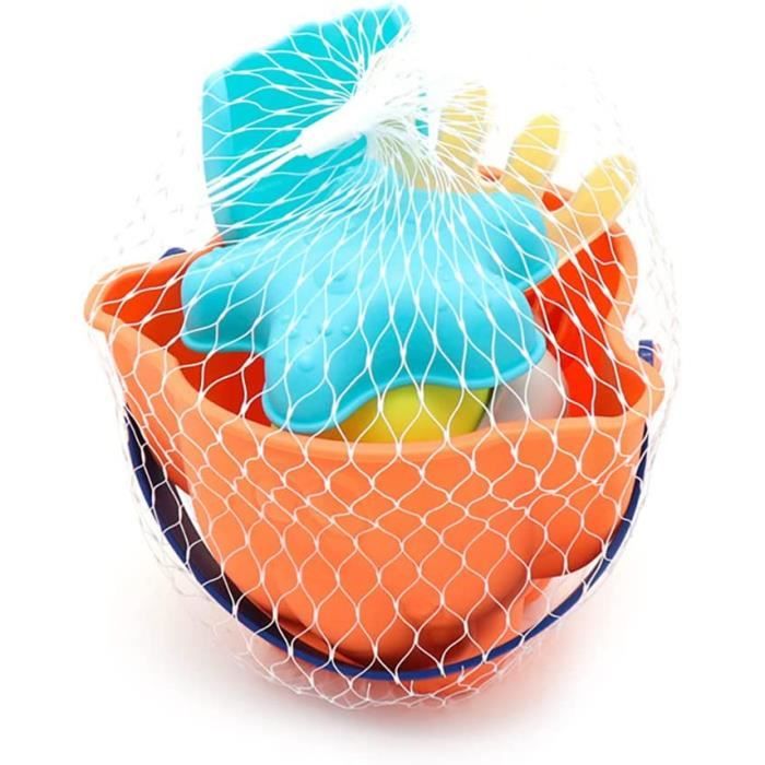 Seau De Plage Pliable HarnyLoom – 23 Outils (moules, Pelles, Arrosoir) Pour Des Heures De Jeu Au Sable !