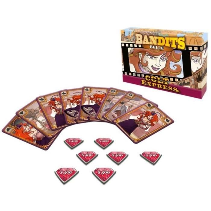 Colt Express - Espansione Bandits Cheyenne - Mazzo Di Carte Azione E Obiettivi Speciali Per Il Gioco Da Tavolo