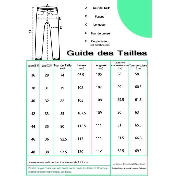 Jeans homme taille 36 hotsell