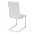 Albatros chaise cantilever BURANO Lot de 2 chaises, blanc, testé par SGS-2