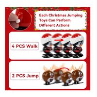 Lot De 12 Jouets à Remonter De Noël - Figurines Mécaniques Sans Piles, Pour Calendrier De L'Avent Et Décoration