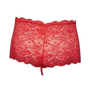 String Homme En Dentelle Rouge Légèrement Transparent - Taille L (40-42), Neuf Avec étiquettes