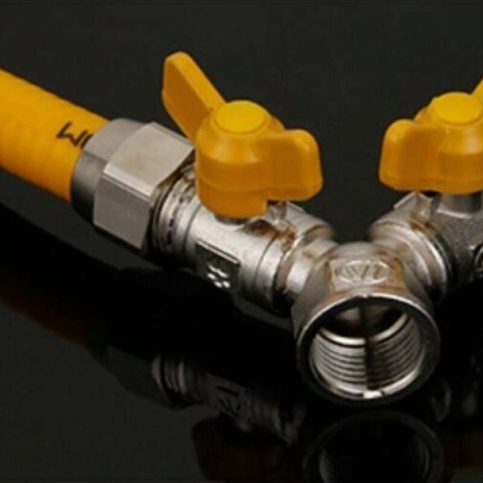 Raccord En Y Pour Tuyau De Gaz – Laiton 2 Voies – Filetage Mâle 20 Mm – Pour Gaz Naturel, GPL, Oxygène – Installation Facile