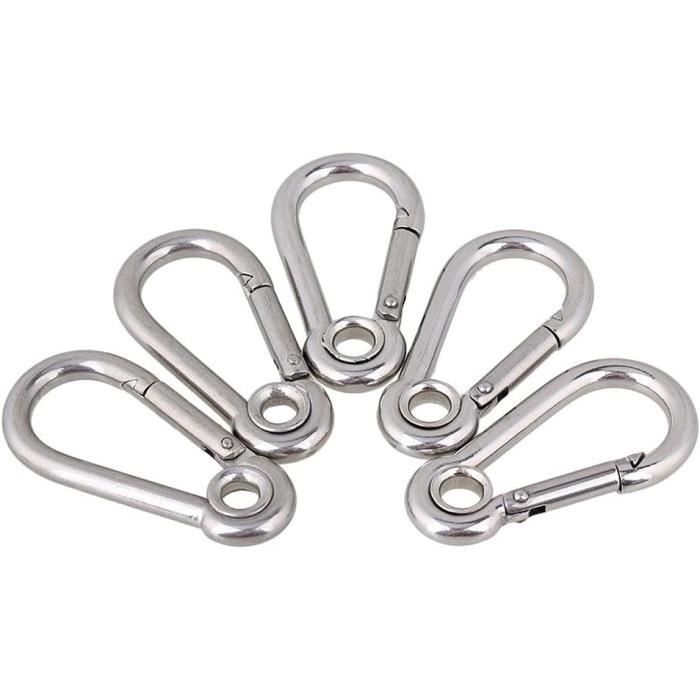 OULVLIFE Mousquetons En Acier De Pour Le Camping En Plein Air, La