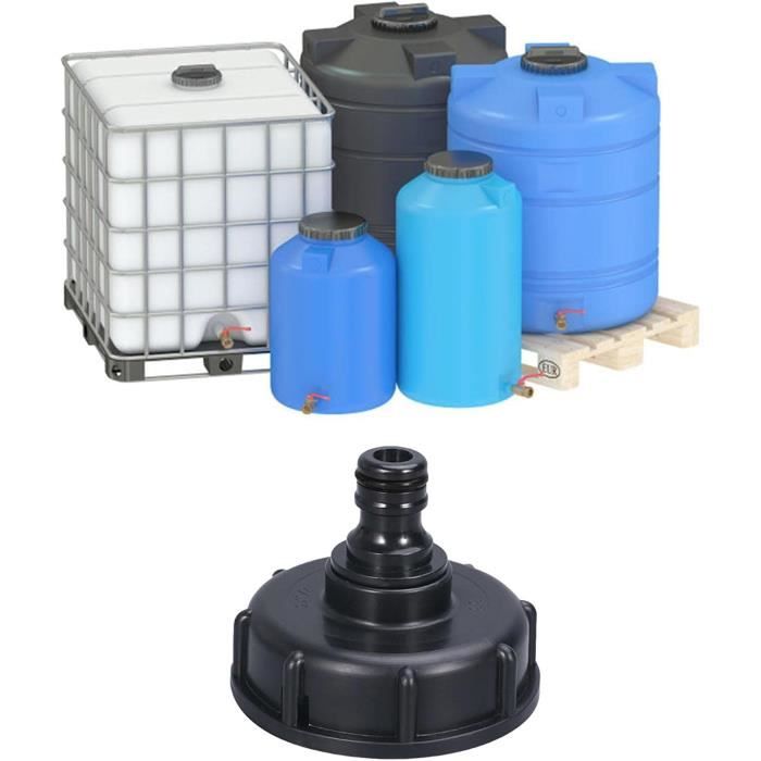 Robinet à Bille (vanne) Pour Réservoir IBC – Noir, Diamètre 62 Mm Ou 75 Mm – Remplacement, Robinet D'arrêt