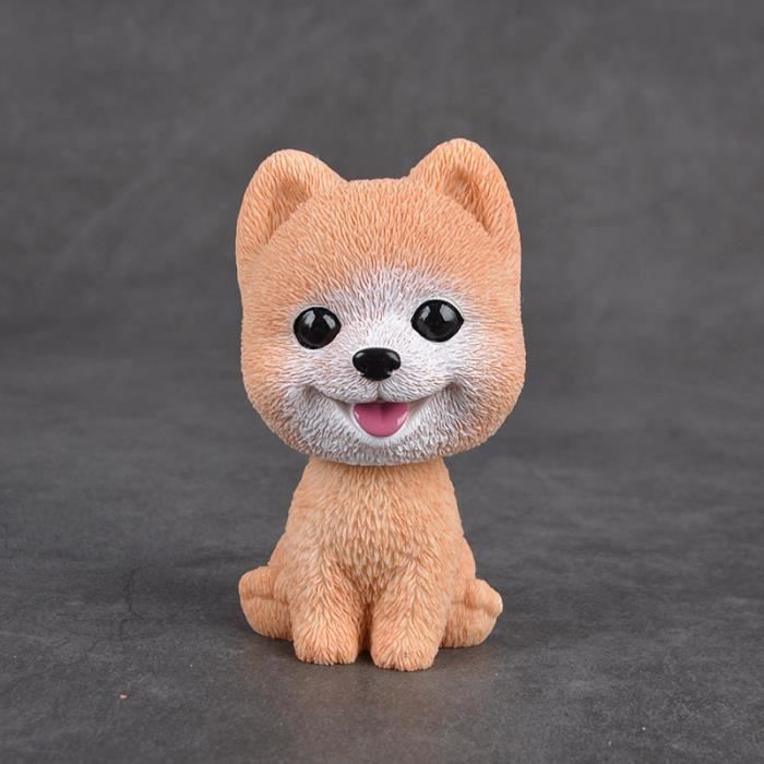 Décorations Voiture Chien Hoche-Tête - Figurine Mignon Pour Tableau De Bord | Ornement Intérieur Amusant 15.5x10.5cm - 4
