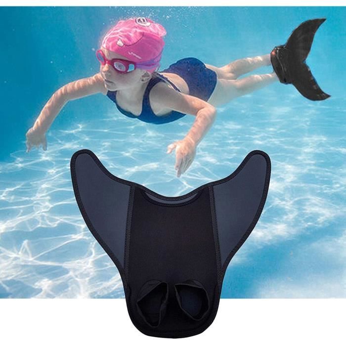 Sirène palmes de natation pour enfant- réglable sirène motif de natation  monopalme de plongée pied flipper palmes d'entraînement p - Cdiscount Sport
