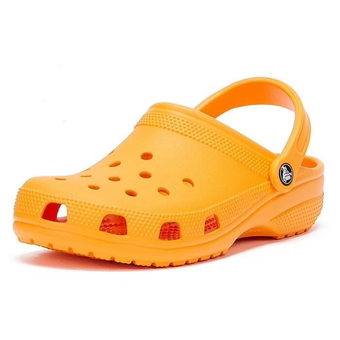 Crocs orange sale femme
