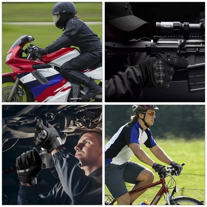 Gants de vélo à doigts complets - Hurbike - VTT Motocross BMX Moto tout Gants de vélo à doigts complets - Hurbike - VTT Motocross BMX Moto tout