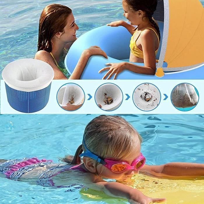 20pcs Pool Skimmer Socks,Chaussette skimmer piscine,Chaussette filtre  Piscine,Prefiltre Skimmer Réutilisable et Super Élastique pour - Cdiscount  Sport