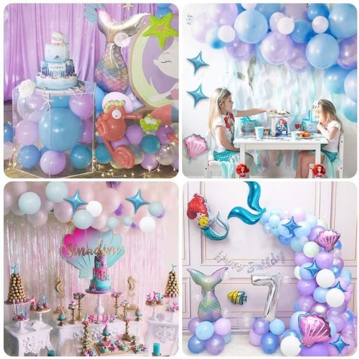 Set de Ballons Snoes Unicorn 7 ans - Guirlande de décoration d