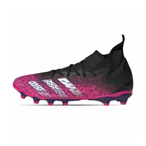 Chaussures De Football Noire/Rose Homme Adidas Predator Freak - 43 1/3