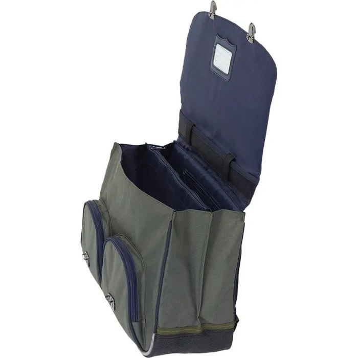 Cartable 35 Cm 2 Boucles Tann's Les Fantaisies Oscar Kaki - Dinosaure - Polyester Recyclé