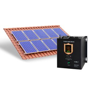 Onduleur Solaire Hybride, 24V 120A MPPT, Sortie Onde Sinusoïdale Pure