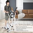 Vélo elliptique fitness  - Vélo elliptique magnétique - Vélo d'apartement - 155.5x79.5x51cm Vogue LEC-0