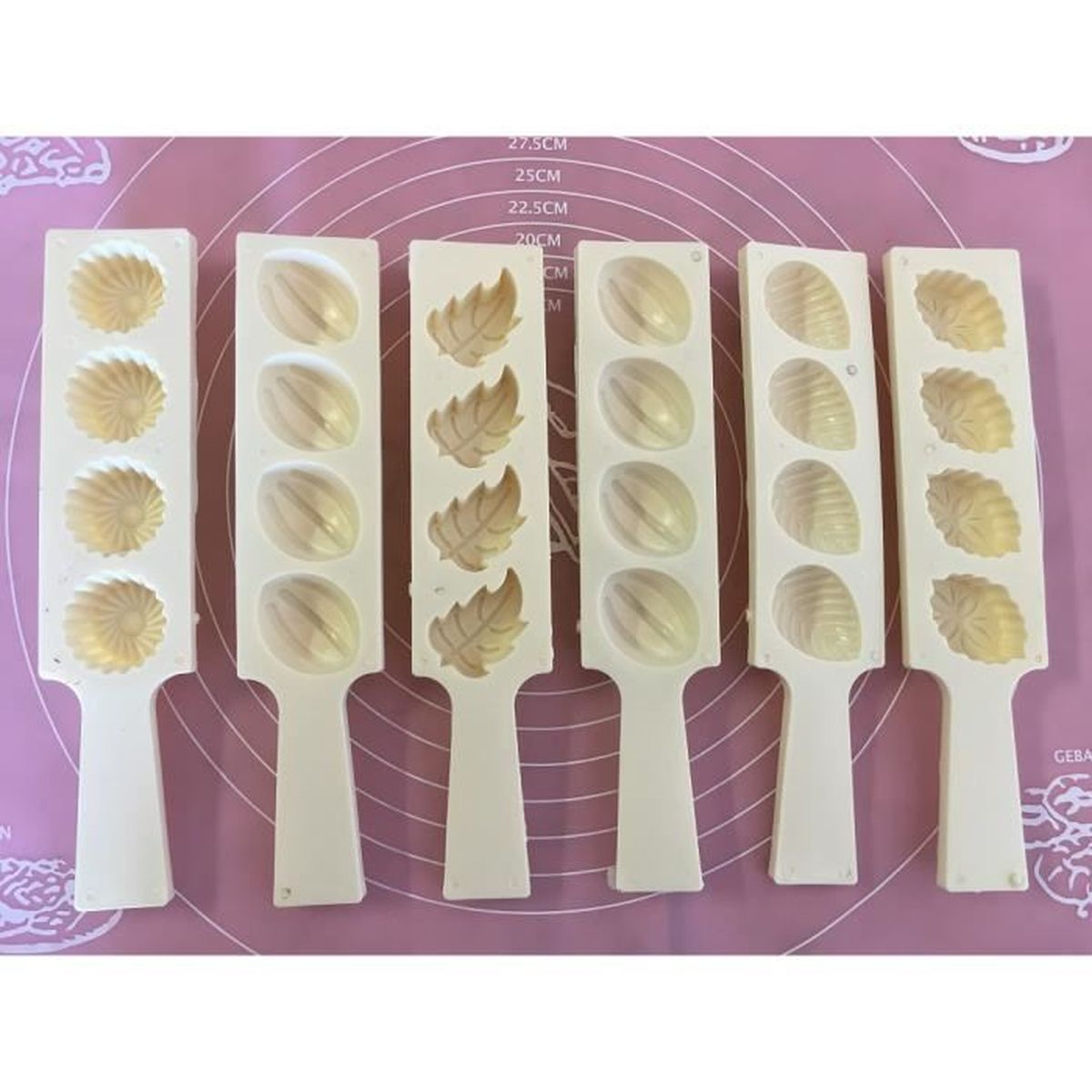 Lot 6 Petits Moules "Maamoul" Differentes Formes Et Dimensions Gateaux