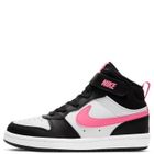 Baskets - NIKE - Court Borough Mid 2 - Noir - Enfant - Lacets