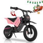 Moto électrique pour Enfants EVERCROSS TECH – 2 Vitesses, Batterie 150W 4Ah – Rose, Cadeau Parfait 3-12 ans