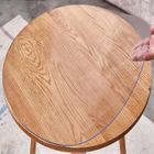 ANNEFLY Protection de table transparente en PVC - Lavable - Rond - Antidérapante - 150 cm