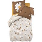 Couette enfant - DOULITO - Lapin - 140x200 cm - Tempérée - Beige