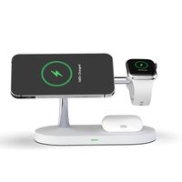 Station de chargement pour iwatch Apple iPhone Airpods Dock NIGHT Light Chargeur rapide 15W sans fil 5in1 support de téléphone