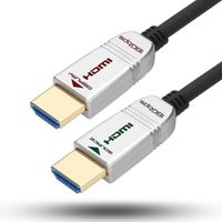 FeizLink Cable HDMI a Fibre Optique 3m, HDMI 2.0 4K 60Hz UHD 18Gbps Dolby Vision HDR HDCP2.2 Arc CEC Ethernet pour la Apple T