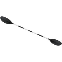 Pagaie pour kayak en aluminium - Intex Noir - 218 cm - Lames à nervures en forme de cuillère