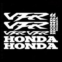 9 stickers VFR 1998 - 2000 – BLANC – sticker HONDA VFR - HON406