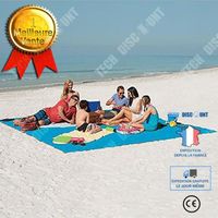 TD® Tapis extérieur vent de sable Voyage, utilisé pour la randonnée à la plage, le camping et tapis de plage pique-nique 200 * 200cm