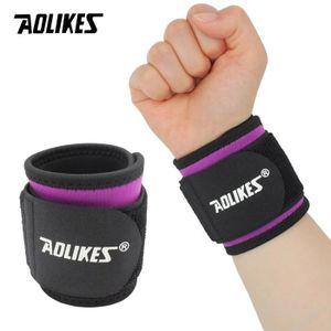 ATTELLE AOLIKES-Support de poignet réglable WePackage,1 pièce,équipement de protection,attelle de tennis- Type A-Purple