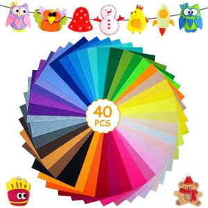 Apli Lot de 10 Feuilles Feutrine A4, 250g/m couleur en stock