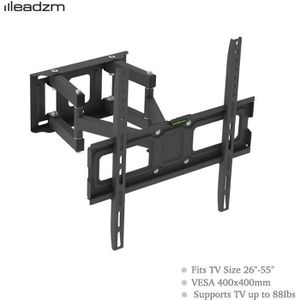FIXATION - SUPPORT TV Support Mural TV universel orientable et inclinabl