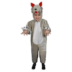 Effrayant peluche lion poilus tête en costume Dress Up America pour enfants et adultes