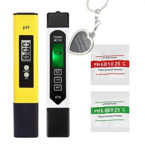 KKmoonp H-m/ètre Tester Portable pH Pen-Type compensation automatique de temp/érature ATC Fonction Auto Calibration et r/étro/éclairage LCD Acidit/é /& TEMP Qualit/é de leau Analyse p/ériph/érique