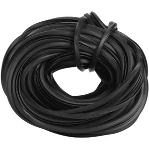 SERRE DE JARDINAGE Bande de joint en caoutchouc, bande en caoutchouc noire de bande de ligne de serre-câble de ligne de serre-câbles fournitures A155