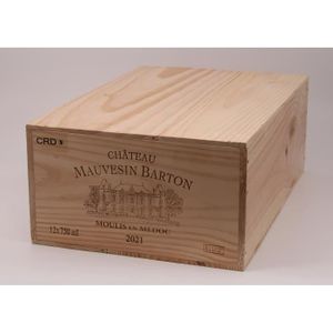VIN ROUGE Caisse Château Mauvesin Barton 2021 - 75cl Moulis 
