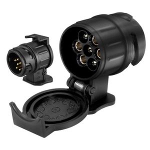 Adaptateur Prise Attelage ARTSEWPLY - Convertisseur Broches Vers Broches - Pour Voiture Et Caravane, Installation Facile