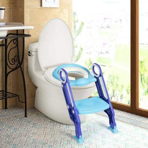RÉDUCTEUR DE WC Siège de Toilette Enfant Pliable et Réglable, Lunette de Toilette douce confortable