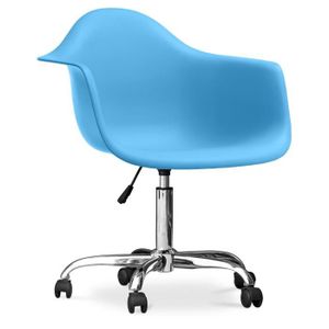 CHAISE DE BUREAU Chaise de bureau design scandinave Emery Bleu 63